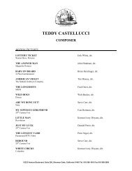 CASTELLUCCI, Teddy (1-24-12)dn - Kraft-Engel Management