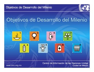 Objetivos de Desarrollo del Milenio j - CINU