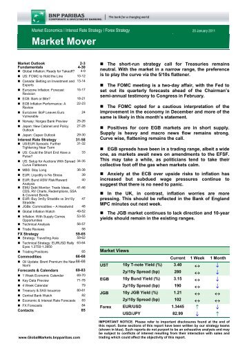 Market Economics | Interest Rate Strategy - BNP PARIBAS ...