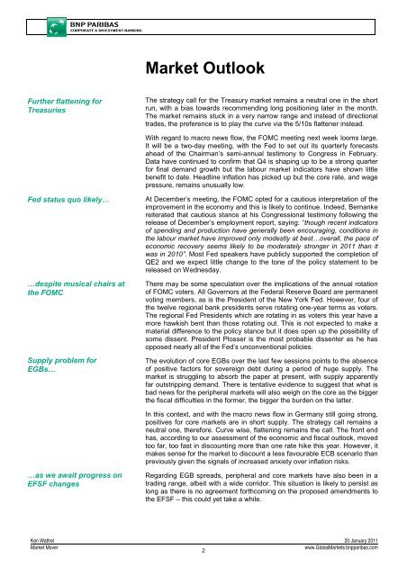 Market Economics | Interest Rate Strategy - BNP PARIBAS ...