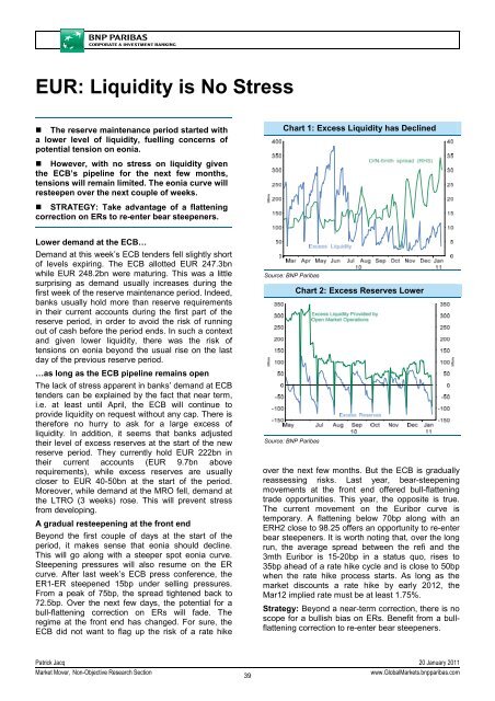 Market Economics | Interest Rate Strategy - BNP PARIBAS ...