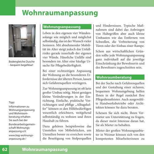 Wohnwegweiser für Senioren (PDF) - Weimar