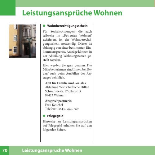 Wohnwegweiser für Senioren (PDF) - Weimar