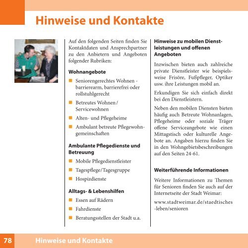 Wohnwegweiser für Senioren (PDF) - Weimar