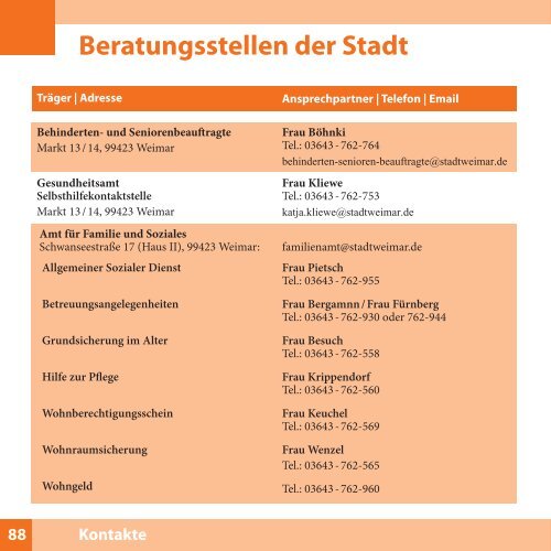 Wohnwegweiser für Senioren (PDF) - Weimar