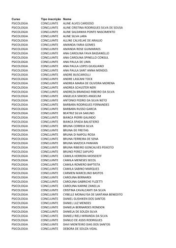 PSICOLOGIA CONCLUINTE ALINE ALVES CARDOSO ...