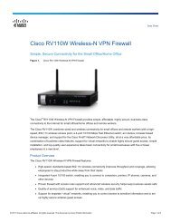 Cisco RV110W Wireless-N VPN Firewall