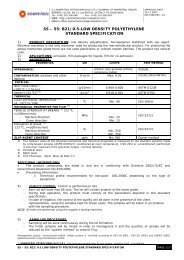 ss â€“ 55: b21/0.5-low density polyethylene standard specification