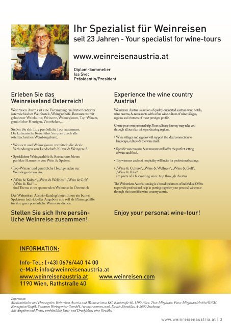 WEINREISEN AUSTRIA