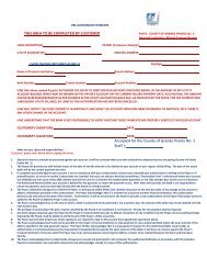 Pre-authorized Utility Payment Form - County of Grande Prairie