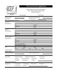 Electrical Permit Application - County of Grande Prairie