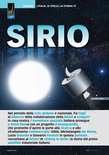 Dodicesima puntata â SIRIO - Storia In Rete