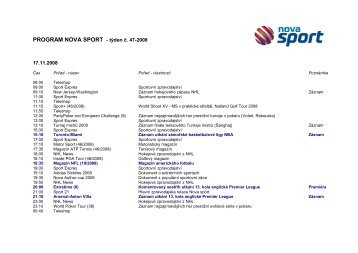 Program 47-2008 Nova-sport - Cmestatic