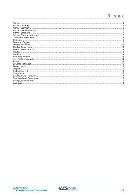 1735 Operators Manual - Novatech Controls