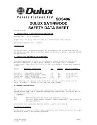 Download Pdf Datasheet 820 For Dulux Trade Paint Solidifier