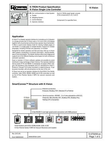 K-Vision Single Line Controller