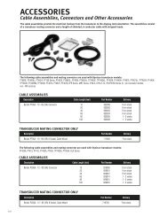 Cable Assemblies & Connectors - Dynisco