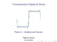 Processamento Digital de Sinais Parte 4 â AnÂ´alise ... - Ferrari.pro.br