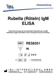 Rubella (RÃ¶teln) IgM ELISA - IBL international