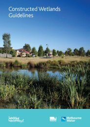 Constructed Wetlands Guidelines 2010 - Melbourne Water