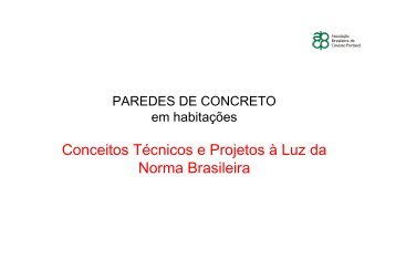 Conceitos TÃ©cnicos e Projetos Ã  Luz da Norma Brasileira