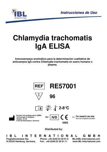 Chlamydia trachomatis IgA ELISA - IBL international