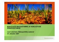 Biokütuste maksustamine ja vedelkütuse ... - bioenergybaltic