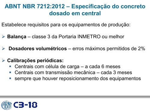 ABNT NBR 7212:2012 - Comunidade da ConstruÃ§Ã£o