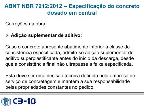 ABNT NBR 7212:2012 - Comunidade da ConstruÃ§Ã£o