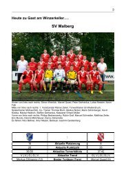 Mosella INFO zum Heimspiel gegen SV Malberg (2014/15)