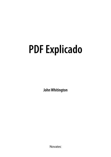 PDF Explicado - Novatec Editora