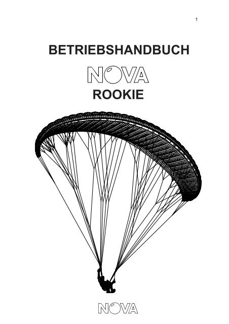 BETRIEBSHANDBUCH ROOKIE - Nova Paragliding