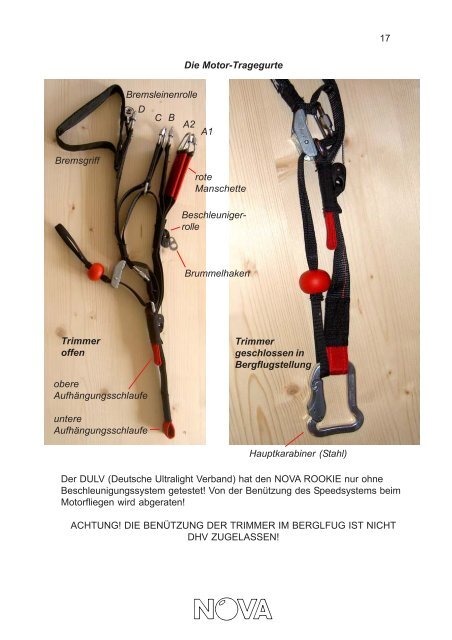 BETRIEBSHANDBUCH ROOKIE - Nova Paragliding