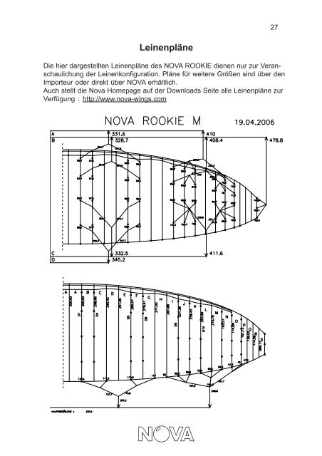 BETRIEBSHANDBUCH ROOKIE - Nova Paragliding