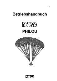 Betriebshandbuch PHILOU - Nova Paragliding