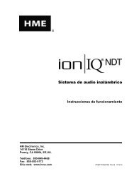 Sistema de audio inalÃ¡mbrico - HME