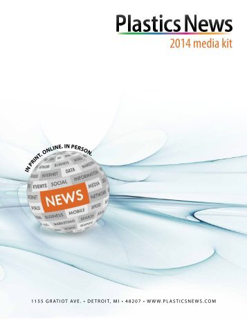2013 Editorial Calendar - Plastics News