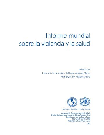 Informe mundial sobre la violencia y la salud editado por ... - teach-vip