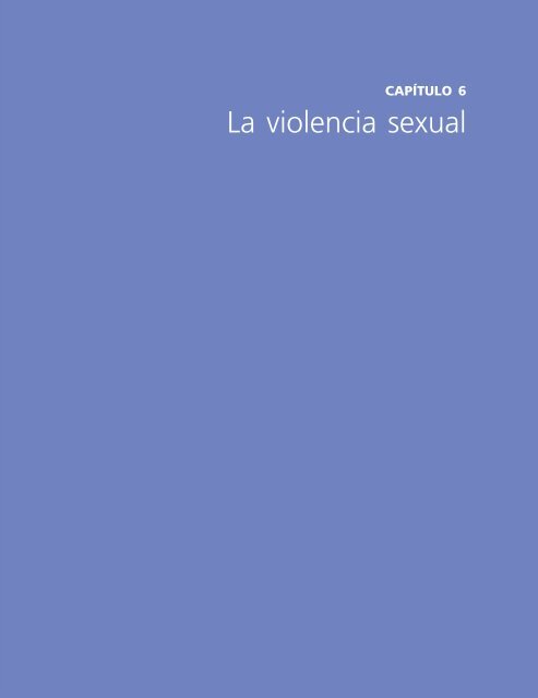 Informe mundial sobre la violencia y la salud editado por ... - teach-vip