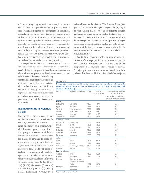 Informe mundial sobre la violencia y la salud editado por ... - teach-vip