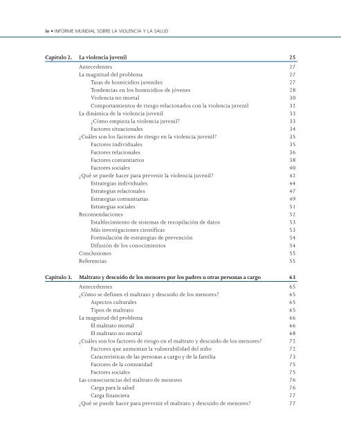 Informe mundial sobre la violencia y la salud editado por ... - teach-vip