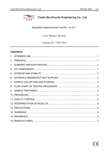 User Manual /96 tests - Simoco Diagnostics