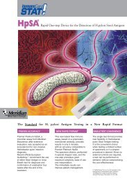 Rapid One-step Device for the Detection of H.pylori Stool Antigens ...