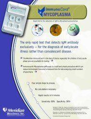 ImmunoCardÂ® Mycoplasma Test Procedure - Simoco Diagnostics