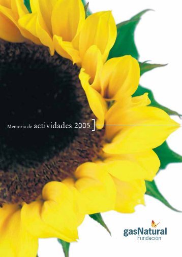 Memoria de actividades 2005 - FundaciÃ³n Gas Natural Fenosa