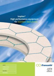 isoplan VARIO - Frenzelit Sealing Systems, Inc.