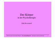 Psychodynamische Heuristik Flaschenmodell - MEG Tübingen