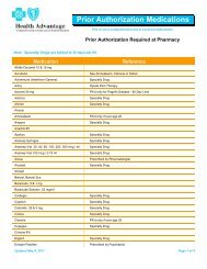 PA List - Arkansas Blue Cross and Blue Shield