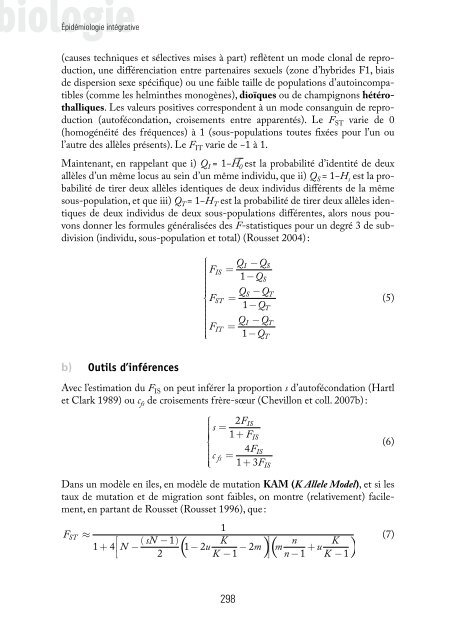 La gÃ©nÃ©tique des populations comme outil en Ã©pidÃ©miologie