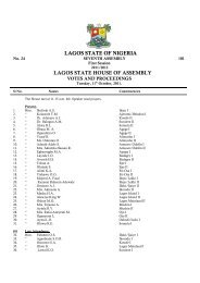 Download Proceedings - the Lagos State House of Assembly Website